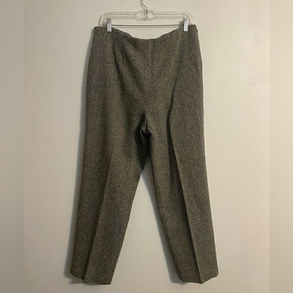 Chadwick’s Black/White Tweed Wool blend trousers, size 14